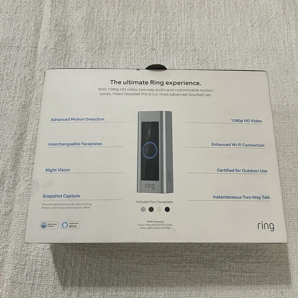 Ring Video Doorbell Pro Home‎ Security Camera Video Protection New NIB